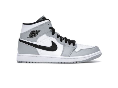 Giày Air Jordan 1 Mid Light Smoke Grey V1 Like Auth Cop Sneaker