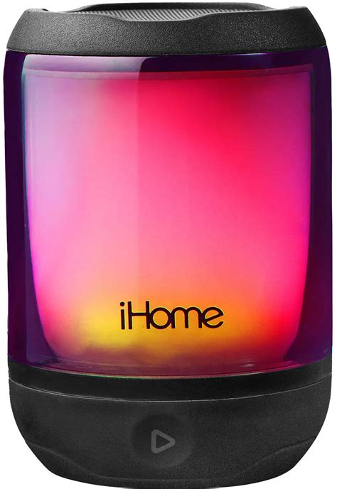 Ihome Rechargeable Waterproof Bluetooth Mini Speaker Black Ibt800 Best Buy