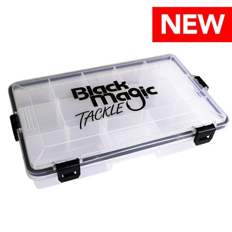 Black Magic Waterproof Tackle Lure Box Mid Coast Fishing Bait And Tackle