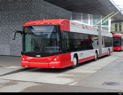 Stadtbus Winterthur Hess Trolleybus Nr Unterwegs Auf Der Linie