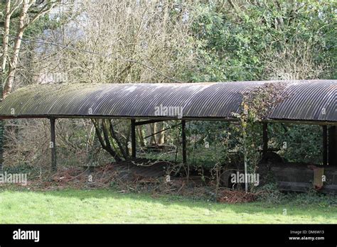 Old Tin Roofed Barn Stock Photo Alamy