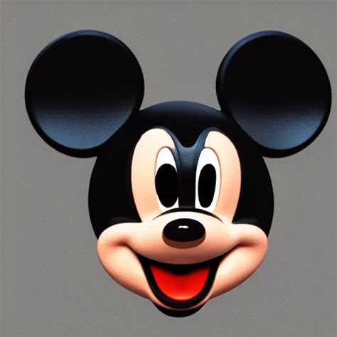 Mugshot Of Mickey Mouse Ultra Hd K Rendered In Stable Diffusion