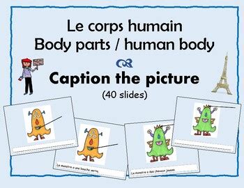 French Le Corps Humain Human Body Parts Classroom Activity 40