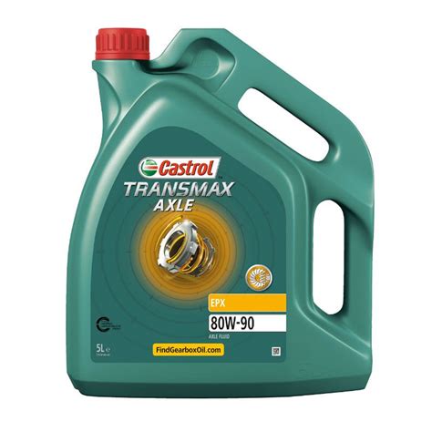 Aceite de Transmisión Transmax AXLE EPX 80W90 Castrol 5L en Stock