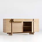 Paradox Natural Oak Sideboard Crate Barrel Canada