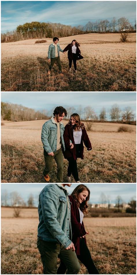 Sam Kaitlyn Field Couples Session Buckhannon West Virginia