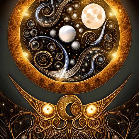 Gorgeous Steampunk Moon · Creative Fabrica