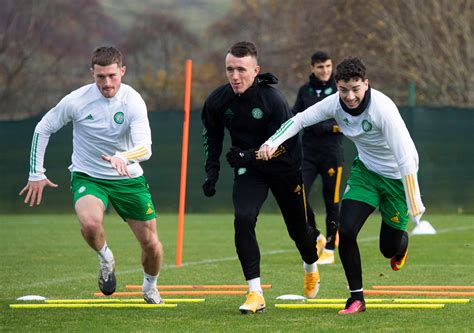 Celtic Post Lennoxtown Training Footage As Neil Lennon Provides Mikey