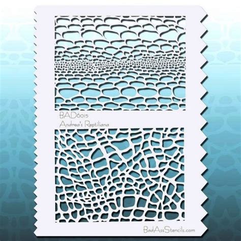 Bad Ass Body Painting Stencil BAD AMPHIBEOUS Face Paint World