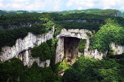 Wulong Karst Landscape Chongqing Wulong Karst National Geology Park