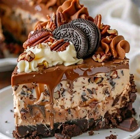 Decadent No Bake German Chocolate Cheesecake Brekcel Recipe