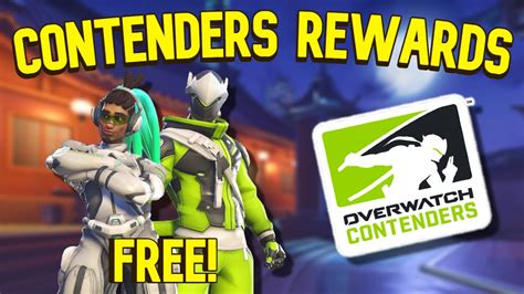 Overwatch Contenders Rewards How To Get 6 FREE Contenders Themed Skins