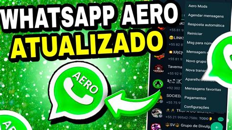 Como Baixar Ltima Vers O Do Whatsapp Aero Atualizado Youtube