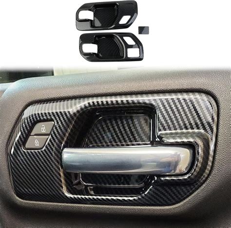 Amazon Fewshaw Carbon Fiber Style Inner Door Handle Bowl Cover