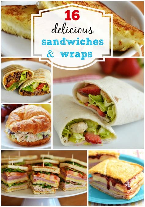 Menu Plan Monday 16 Sandwiches And Wraps