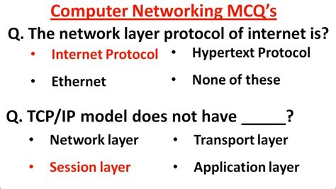 Top Computer Networking Mcq S With Answers Computer Mcq S Most