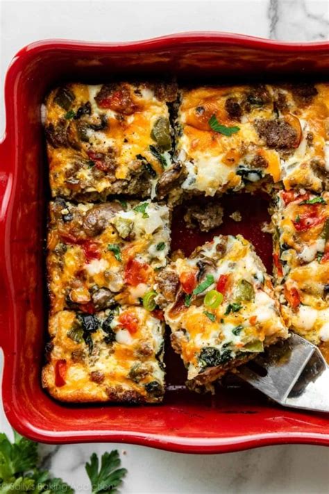 Easy Breakfast Casserole Recipe Sally S Baking Addiction