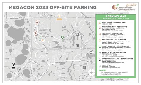 MegaCon 2023 - Off-Site Parking Map & Directions - v12 - DocumentCloud