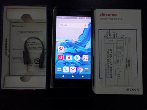 Yahoo オークション DOCOMO SONY XPERIA XZ SO 01J Mineral Black K