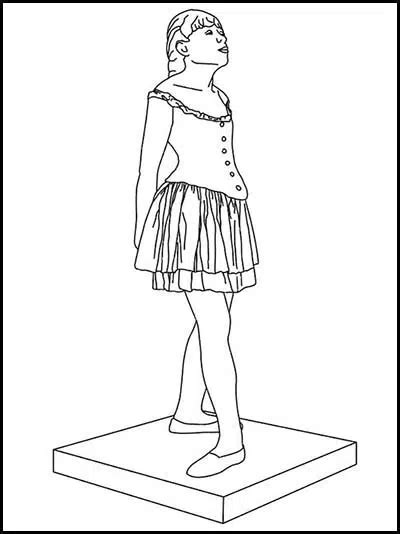 Degas Coloring Pages