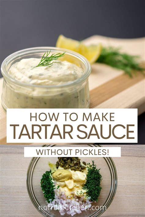 Easy Tartar Sauce Without Pickles or Relish Recipe - No Frills Kitchen