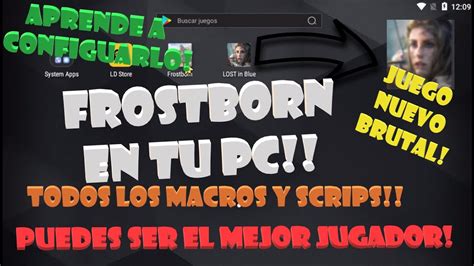 FROSTBORN JUGA DESDE EL PC TODA LA CONFIGURACION PROBAMOS NUEVO