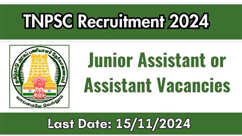 TNPSC Recruitment 2024 New Notification Out Check Post Vacancies