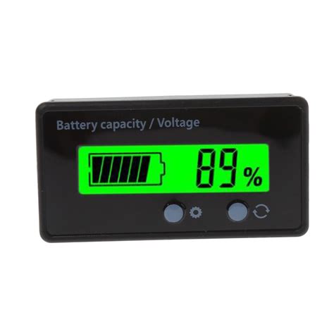 V Lcd Acide Plomb Batterie Au Lithium Capacit Indicateur