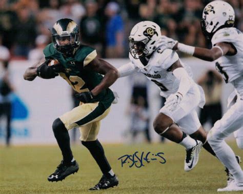 Rashard Higgins Autographedsigned Colorado State Rams 8×10 Photo 11623