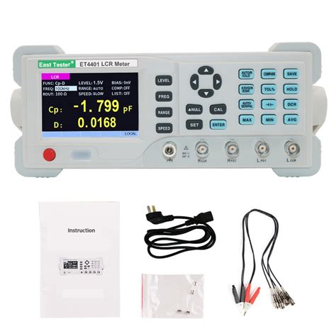 East Tester Desktop Digital Lcr Meter Resistance Impedance Capacitance