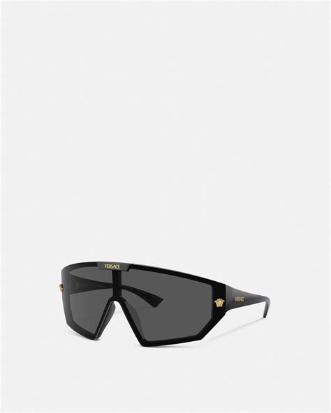 Medusa Horizon Sunglasses Black Versace Us