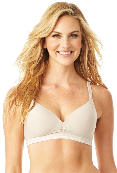 Women S Warner S Rn3281a Play It Cool Wirefree Contour Bra With Lift Butterscotch 34b