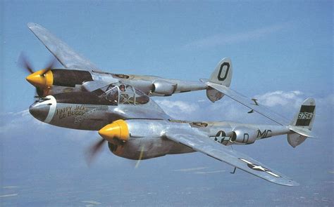 P 38 Lightning Us Langstreckenjagdflugzeug Und Jagdbomber