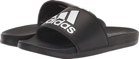 Adidas Adilette Comfort Slide Sandal Blackwhite Size 11 Men12 Women