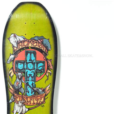 Dog Town Skateboards Tim Jackson Rats Reissue Lime Black Fade Made