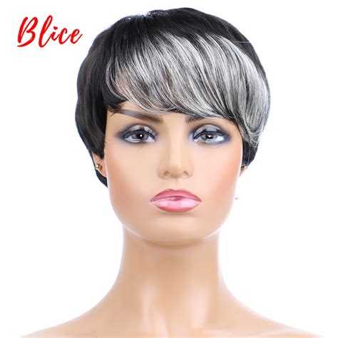 Synthetic Hair Wigs Synthetic Wigsfor Black Synthetic Hair Wigs 4 Inch Short Aliexpress