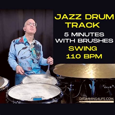 Backing Drum Track With Brushes 110 BPM