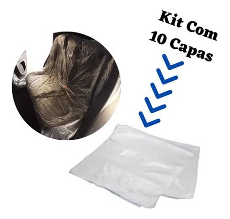 Capas Descartável Para Banco Traseiro De Carro Kit 10