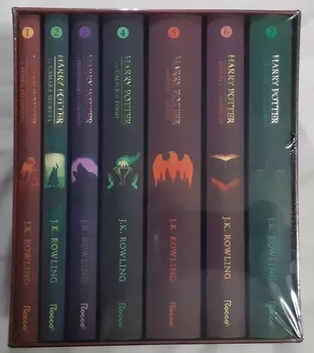 Box Harry Potter Premium Vermelho Livros Em Capa Dura Escorrega