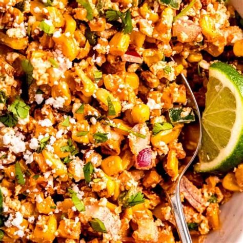 Mexican Street Corn Salad Esquites Recipe It Starts With Good Food