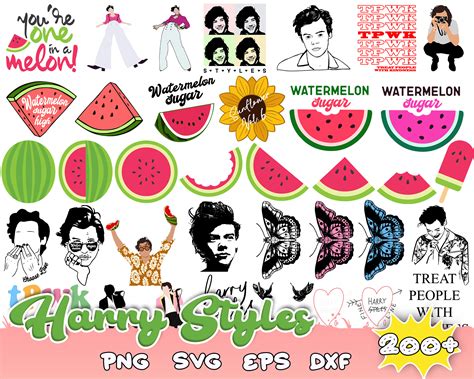 Harry Svg Bundle Layered Item Harrystyles Clipart Silh Inspire