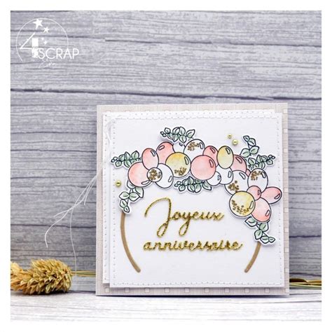 Joyeux Anniversaire Matrice De Coupe Scrapbooking Carterie