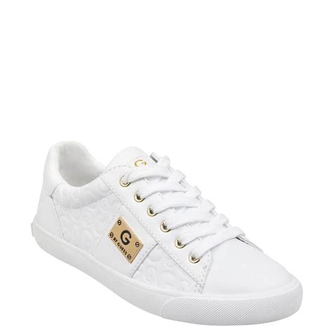 Venta Tenis Guess Blancos Con Plataforma En Stock