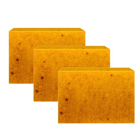 Herunwer Brightening Lemon And Turmeric Kojic Acid Soap With Vitamin C Retinol Collagen