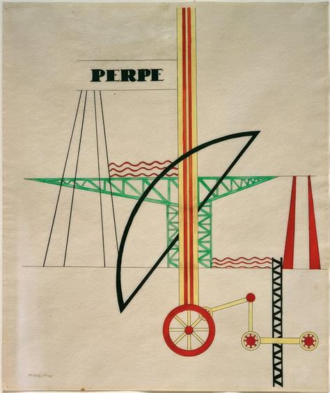 Perpe By Laszlo Moholy Nagy High Quality Fine Art Print