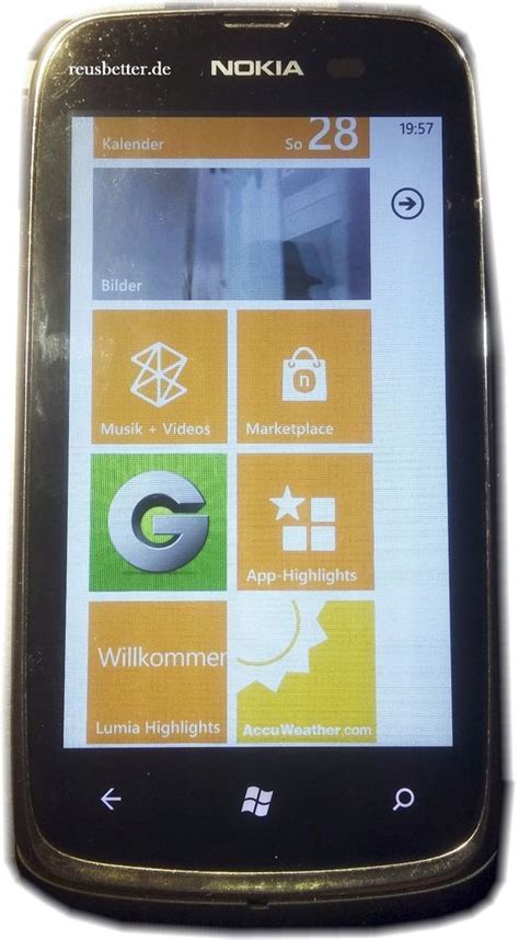 Nokia Lumia Zoll Touchscreen Megapixel Kamera Windows Phone