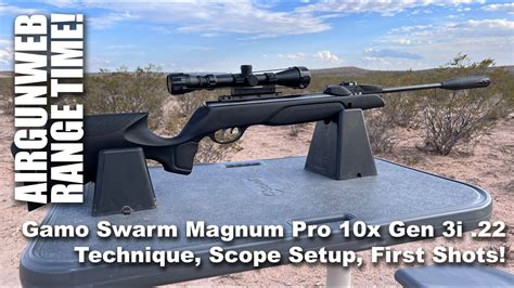 Gamo Swarm Magnum Pro 10x Gen 3i 22 Shooting Technique Scope Setup