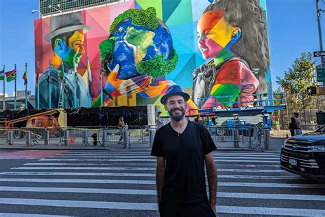 Eduardo Kobra Inaugura Mural Em Fachada Da Onu Em Nova York O Taboanense