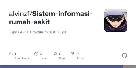 GitHub Alvinzf Sistem Informasi Rumah Sakit Tugas Akhir Praktikum