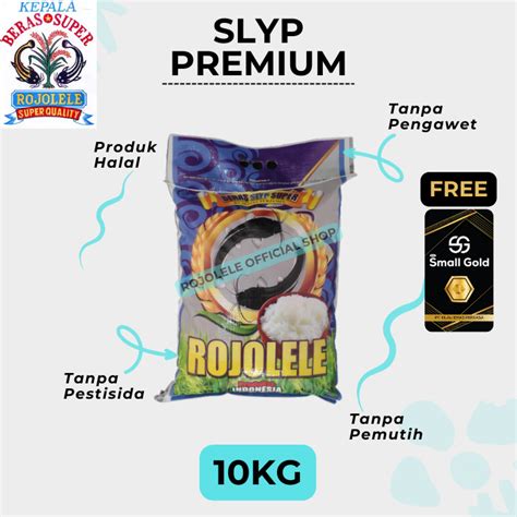 Jual BERAS ROJOLELE SLYP Super Premium 10KG Shopee Indonesia